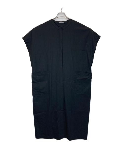 theory luxe（セオリーリュクス）theory luxe (セオリーリュクス) リネンブレンドワンピース ブラック サイズ:38の古着・服飾アイテム