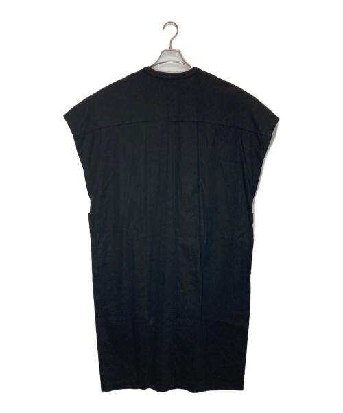 theory luxe（セオリーリュクス）theory luxe (セオリーリュクス) リネンブレンドワンピース ブラック サイズ:38の古着・服飾アイテム