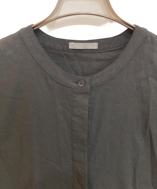 theory luxe（セオリーリュクス）theory luxe (セオリーリュクス) リネンブレンドワンピース ブラック サイズ:38の古着・服飾アイテム