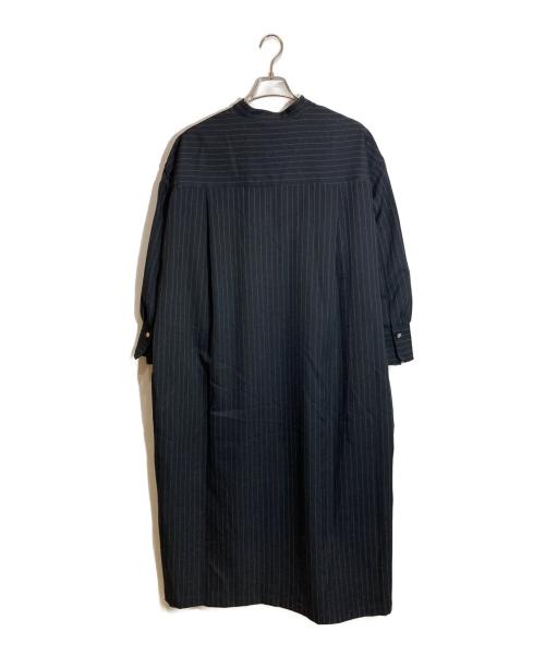 quaranciel（カランシエル）quaranciel (カランシエル) ストライプ カフタンワンピース & パンツ セットアップ ネイビー サイズ:SIZE Freeの古着・服飾アイテム