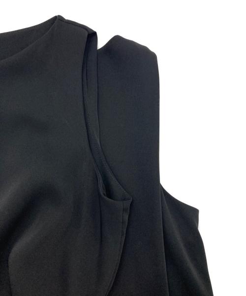 JENNE（ジェンヌ）JENNE (ジェンヌ) ノースリーブワンピース ブラック サイズ:Lの古着・服飾アイテム