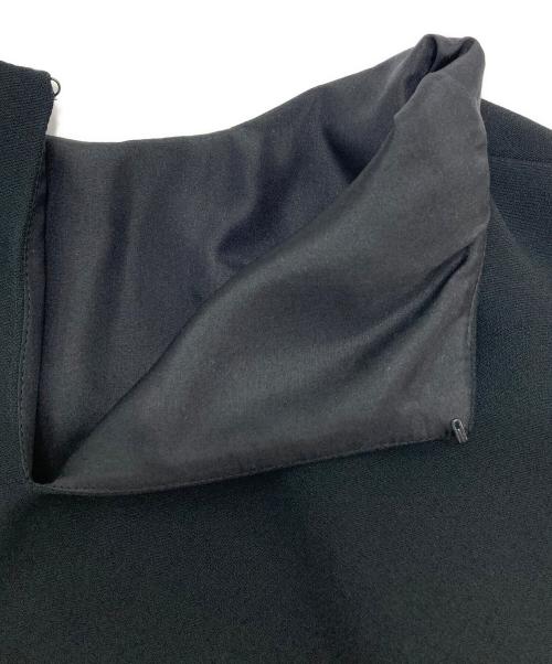 CELINE（セリーヌ）CELINE (セリーヌ) 切替ブラウス ベージュ×ブラック サイズ:36の古着・服飾アイテム
