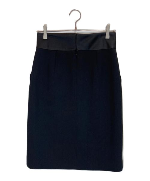 CELINE（セリーヌ）CELINE (セリーヌ) 切替スカート ブラック サイズ:36の古着・服飾アイテム