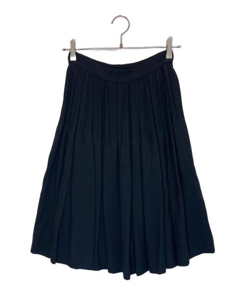 CHANEL（シャネル）CHANEL (シャネル) プリーツタックスカート ブラック サイズ:36の古着・服飾アイテム