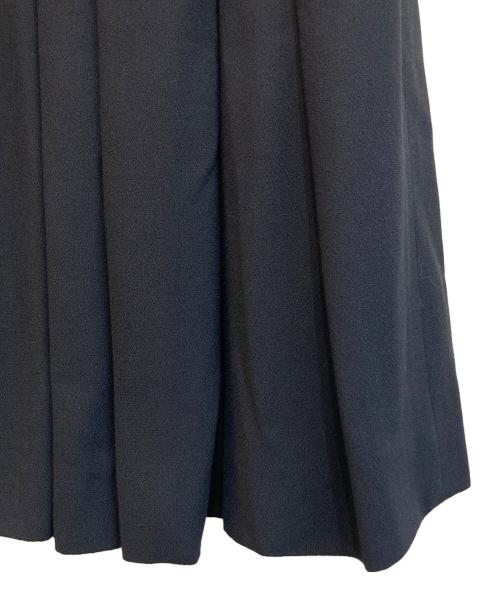 CHANEL（シャネル）CHANEL (シャネル) プリーツタックスカート ブラック サイズ:36の古着・服飾アイテム