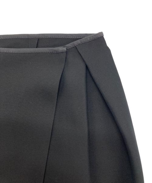 CELINE（セリーヌ）CELINE (セリーヌ) フロントタックラップスカート ブラック サイズ:34の古着・服飾アイテム
