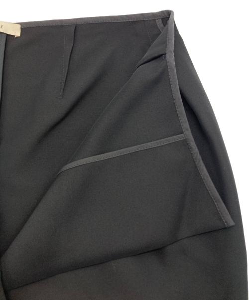 CELINE（セリーヌ）CELINE (セリーヌ) フロントタックラップスカート ブラック サイズ:34の古着・服飾アイテム