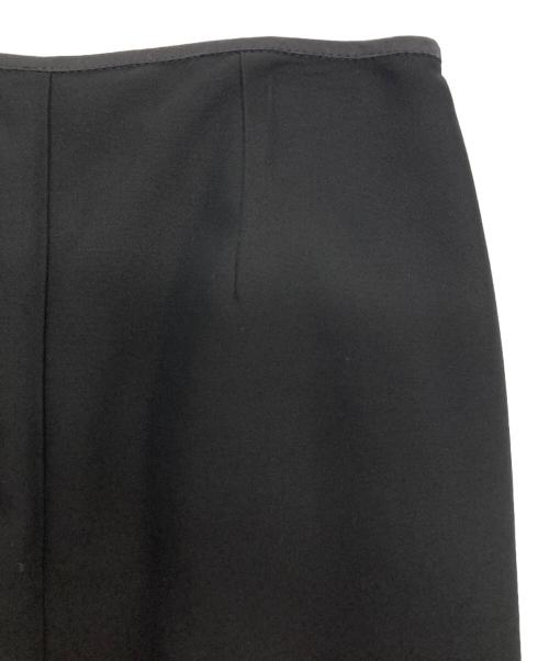 CELINE（セリーヌ）CELINE (セリーヌ) フロントタックラップスカート ブラック サイズ:34の古着・服飾アイテム