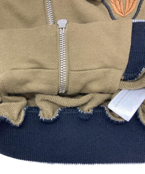 TWIN-SET（ツインセット）TWIN-SET (ツインセット) 刺繍スウェットブルゾン カーキ サイズ:XSの古着・服飾アイテム