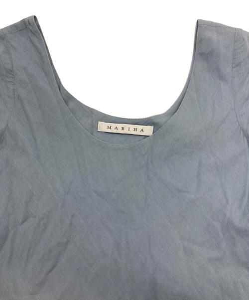 MARIHA（マリハ）MARIHA (マリハ) ノースリーブワンピース ブルー サイズ:36の古着・服飾アイテム