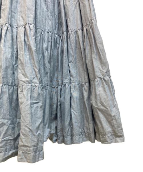 MARIHA（マリハ）MARIHA (マリハ) ノースリーブワンピース ブルー サイズ:36の古着・服飾アイテム