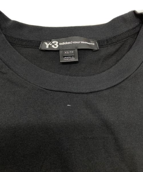 Y-3（ワイスリー）Y-3 (ワイスリー) クラシック ロングスリーブ カットソー ブラック サイズ:XSの古着・服飾アイテム