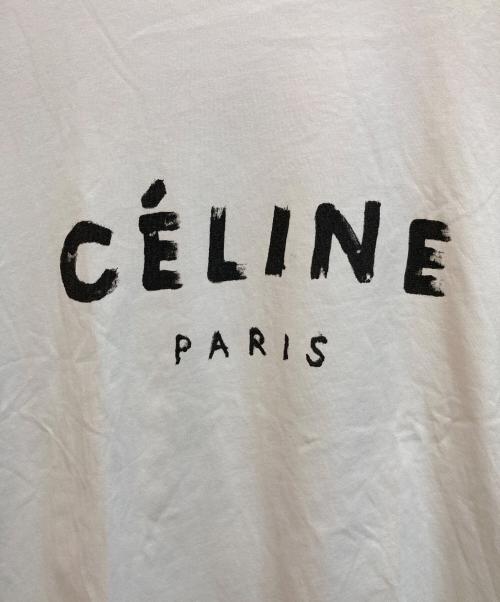 CELINE（セリーヌ）CELINE (セリーヌ) フィービー期ロゴTシャツ ホワイト サイズ:Sの古着・服飾アイテム