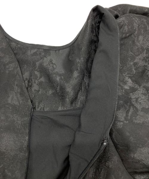 ANDRESD（アンドレスド）ANDRESD (アンドレスド) bubble sleeve jacquard dress ブラック サイズ:Ⅿの古着・服飾アイテム