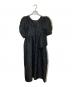 ANDRESD (アンドレスド) bubble sleeve jacquard dress ブラック サイズ:Ⅿ：10000円