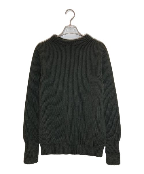 ANDERSEN-ANDERSEN（アンデルセン アンデルセン）Andersen-Andersen (アンデルセン アンデルセン) クルーネックニット カーキ サイズ:XSの古着・服飾アイテム