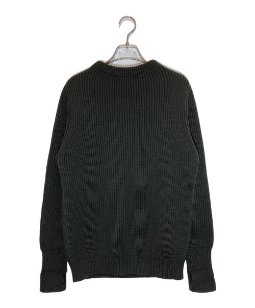 ANDERSEN-ANDERSEN（アンデルセン アンデルセン）Andersen-Andersen (アンデルセン アンデルセン) クルーネックニット カーキ サイズ:XSの古着・服飾アイテム