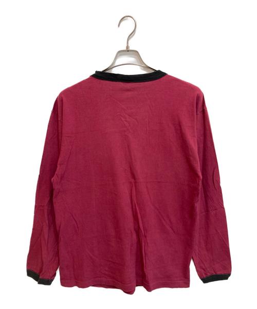 VINTAGE（ヴィンテージ）VINTAGE (ヴィンテージ) バンドロングスリーブカットソー レッド サイズ:SIZE Lの古着・服飾アイテム