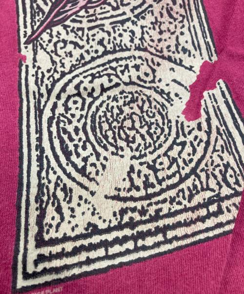VINTAGE（ヴィンテージ）VINTAGE (ヴィンテージ) バンドロングスリーブカットソー レッド サイズ:SIZE Lの古着・服飾アイテム