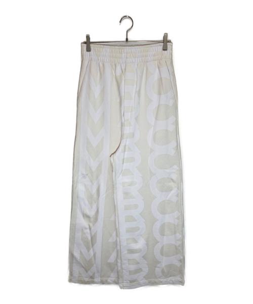 MARC JACOBS（マークジェイコブス）MARC JACOBS (マークジェイコブス) モノグラムオーバーサイズスウェットパンツ ベージュ サイズ:XSの古着・服飾アイテム
