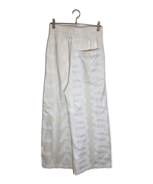 MARC JACOBS（マークジェイコブス）MARC JACOBS (マークジェイコブス) モノグラムオーバーサイズスウェットパンツ ベージュ サイズ:XSの古着・服飾アイテム
