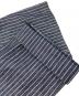 中古・古着 LORO PIANA (ロロピアーナ) リネンストライプパンツ ネイビー サイズ:44：18000円