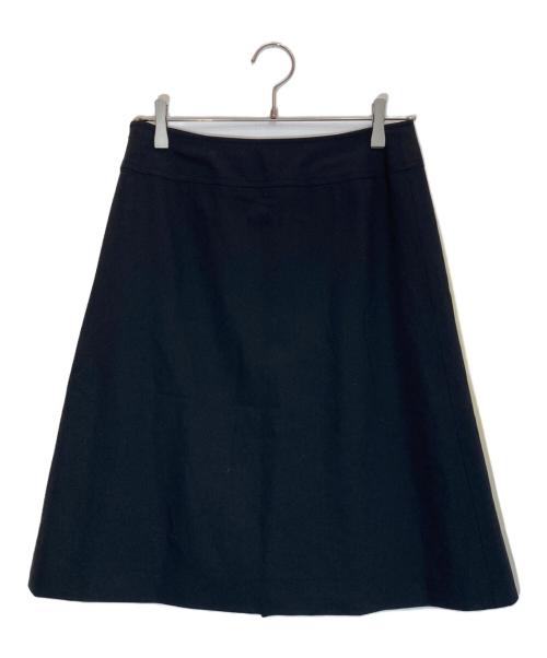 CELINE（セリーヌ）CELINE (セリーヌ) タックスカート ブラック サイズ:36の古着・服飾アイテム