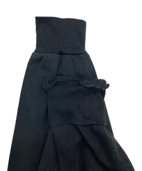 sacai（サカイ）sacai (サカイ) レイヤードデザインサイドスリットロングスリーブカットソー ブラック サイズ:1の古着・服飾アイテム