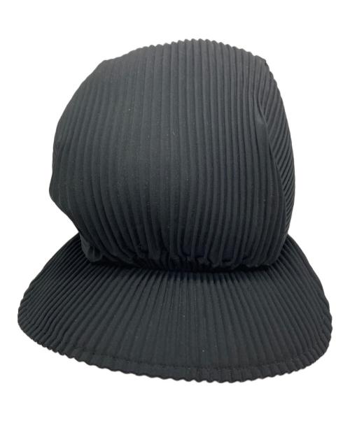 PLEATS PLEASE（プリーツプリーズ）PLEATS PLEASE (プリーツプリーズ) プリーツキャップ ブラック サイズ:-の古着・服飾アイテム