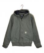 CarHarttカーハート）の古着「washed duck insulated active jacket」｜モスグリーン