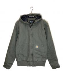 CarHartt（カーハート）の古着「washed duck insulated active jacket」｜モスグリーン