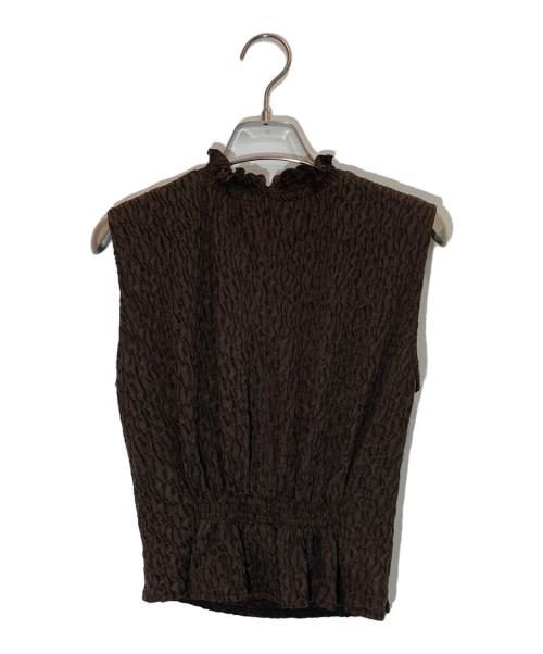 CELFORD（セルフォード）CELFORD (セルフォード) ジャカードカットソーセットアップ ブラウン サイズ:38の古着・服飾アイテム