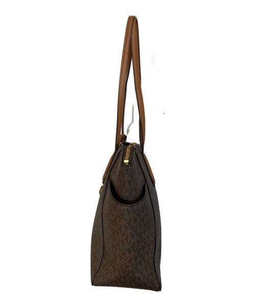 MICHAEL KORS（マイケルコース）MICHAEL KORS (マイケル・コース) MARILYN トートバッグ ブラウン×ベージュ サイズ:-の古着・服飾アイテム