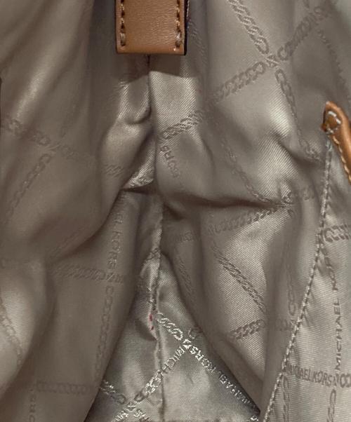 MICHAEL KORS（マイケルコース）MICHAEL KORS (マイケル・コース) MARILYN トートバッグ ブラウン×ベージュ サイズ:-の古着・服飾アイテム