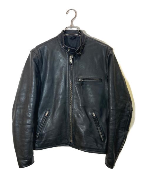 FREEDOM（フリーダム）freedom (フリーダム) レザージャケット ブラック サイズ:SIZE 34の古着・服飾アイテム