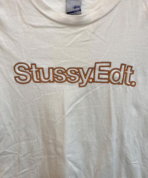 stussy（ステューシー）stussy (ステューシー) プリントTシャツ ホワイト サイズ:Lの古着・服飾アイテム