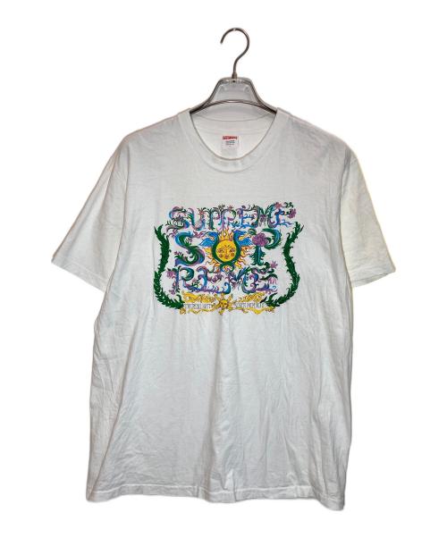SUPREME（シュプリーム）Supreme (シュプリーム) crest tee ホワイト サイズ:Lの古着・服飾アイテム