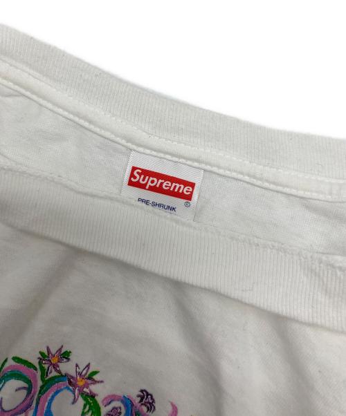 SUPREME（シュプリーム）Supreme (シュプリーム) crest tee ホワイト サイズ:Lの古着・服飾アイテム
