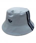 adidas×oasisアディダス×オアシス）の古着「バケットハット」｜ブルー
