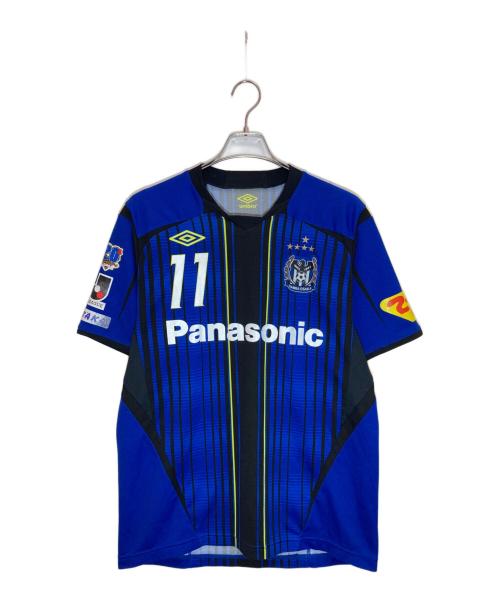 UMBRO（アンブロ）UMBRO (アンブロ) ゲームシャツ ブルー サイズ:SIZE M-Lの古着・服飾アイテム