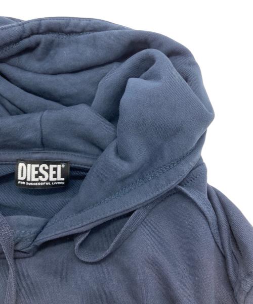 DIESEL（ディーゼル）DIESEL (ディーゼル) ロゴパーカー ネイビー サイズ:Ⅿの古着・服飾アイテム