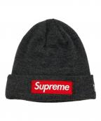 SUPREME×New Eraシュプリーム×ニューエラ）の古着「Box Logo Beanie」｜グレー