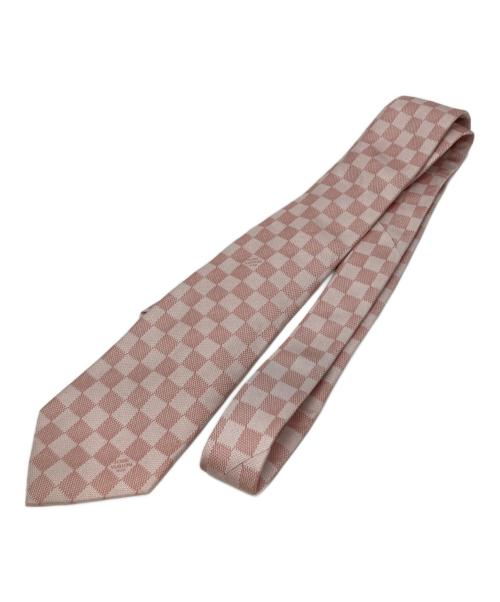 LOUIS VUITTON（ルイ ヴィトン）LOUIS VUITTON (ルイ ヴィトン) シルクネクタイ ピンク サイズ:-の古着・服飾アイテム
