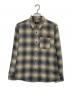 A.P.C.（アーペーセー）の古着「オンブレチェックシャツ」｜ベージュ×グレー