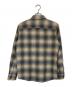 A.P.C. (アーペーセー) オンブレチェックシャツ ベージュ×グレー サイズ:S：6000円