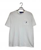 POLO RALPH LAURENポロ・ラルフローレン）の古着「ポケットTシャツ」｜ホワイト