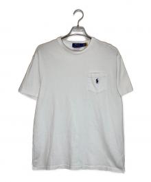 POLO RALPH LAUREN（ポロ・ラルフローレン）の古着「ポケットTシャツ」｜ホワイト
