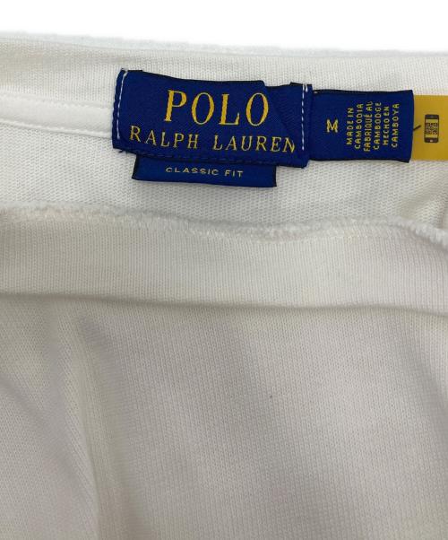 POLO RALPH LAUREN（ポロ・ラルフローレン）POLO RALPH LAUREN (ポロ・ラルフローレン) ポケットTシャツ ホワイト サイズ:Ⅿの古着・服飾アイテム