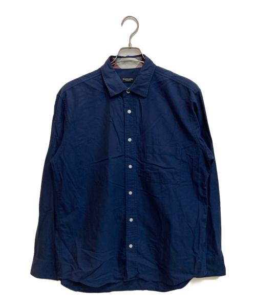 BLACK LABEL CRESTBRIDGE（ブラックレーベル クレストブリッジ）BLACK LABEL CRESTBRIDGE (ブラックレーベル クレストブリッジ) コットンシャツ ネイビー サイズ:Ⅼの古着・服飾アイテム