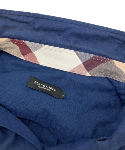 BLACK LABEL CRESTBRIDGE（ブラックレーベル クレストブリッジ）BLACK LABEL CRESTBRIDGE (ブラックレーベル クレストブリッジ) コットンシャツ ネイビー サイズ:Ⅼの古着・服飾アイテム